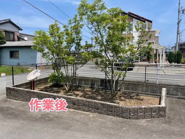 すべて自社対応◎駐車場代は当店負担！ご近所の方に配慮しながら作業いたします。サービスの画像