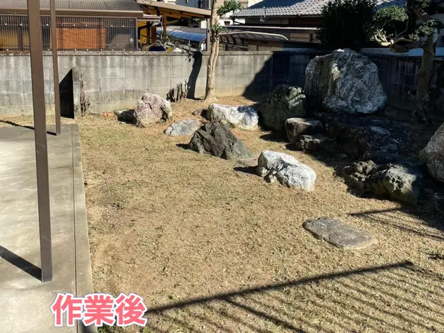 すべて自社対応◎駐車場代は当店負担！ご近所の方に配慮しながら作業いたします。サービスの画像