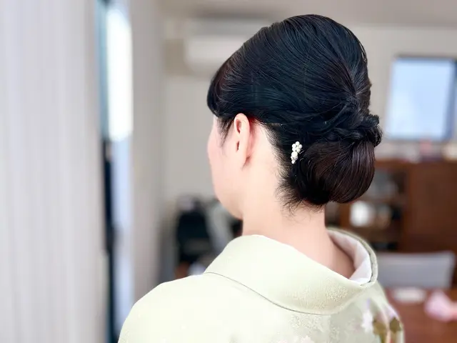 ♡着姿を素敵に仕上げます♡お任せヘアセット込み[着付けのみは¥2000引き]