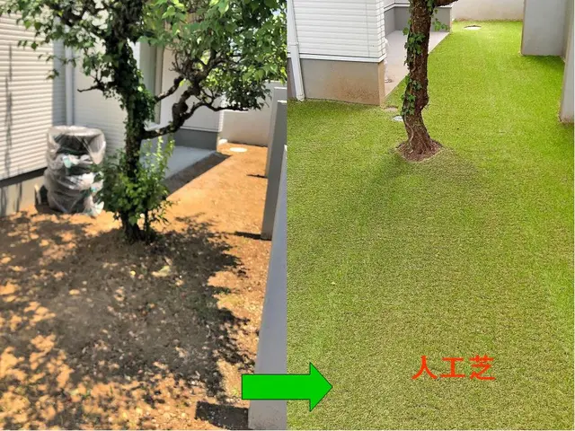 1級造園施工管理技士✿プロの技術でお応えします！高麗芝(人工芝・ＴＭ９別途対応)サービスの画像