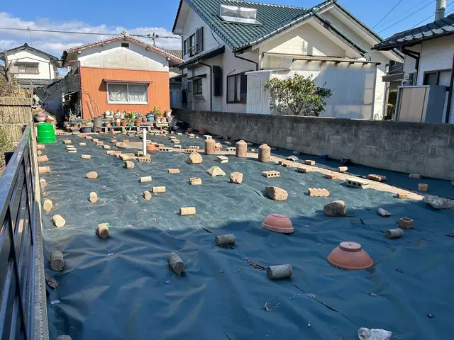 【防草シート】実績・経験豊富です◎丁寧に、確かな作業を致します！サービスの画像