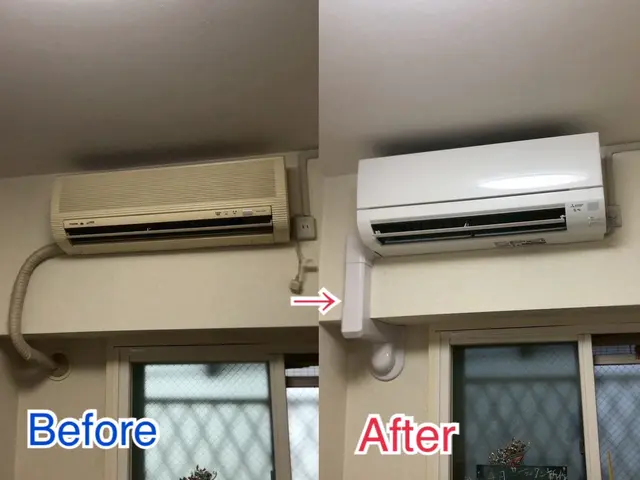 空調はお任せください。◎工事1年保証致します◎サービスの画像