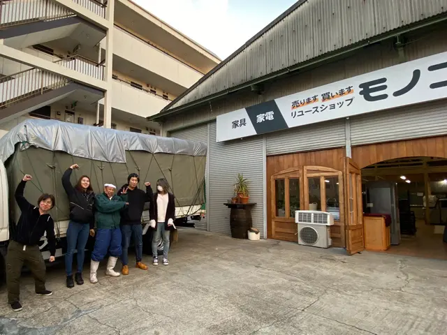 中型トラックで引き取り！女性スタッフの同行可◆100%自社対応◎損害保険加入済みサービスの画像