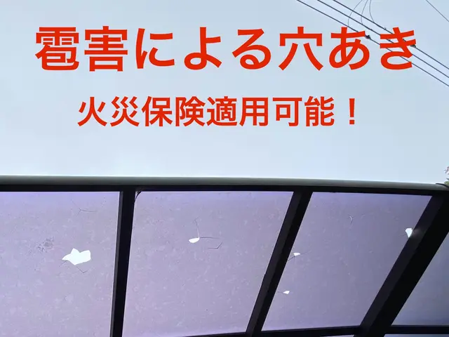 【放置危険】強風・雹で破損多数！波板・ポリカ張替えサービスの画像