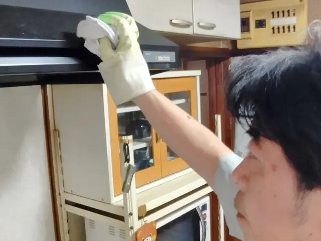 換気扇のギトギト油！思い立った時に綺麗にしませんか？年末のおそうじはおまかせ。サービスの画像