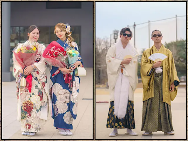 成人式の前撮りも受け付けております。二児のパパカメラマンが一週間以内に納品！