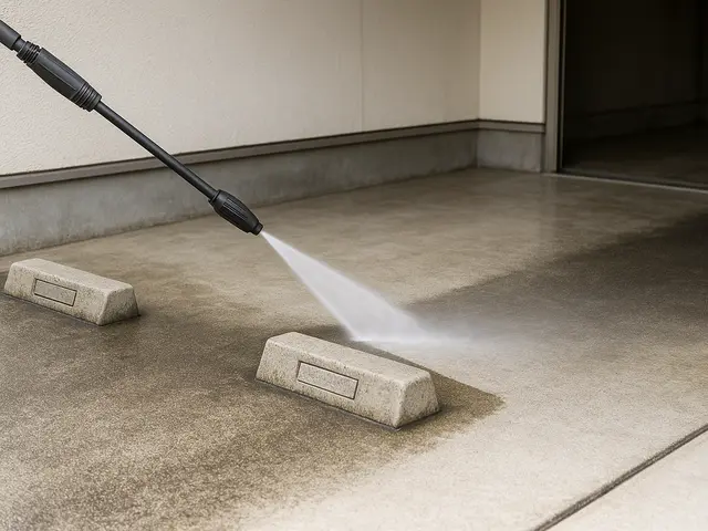 【駐車場まるごと高圧洗浄】 〜 頑固な汚れもすっきりキレイ 〜サービスの画像