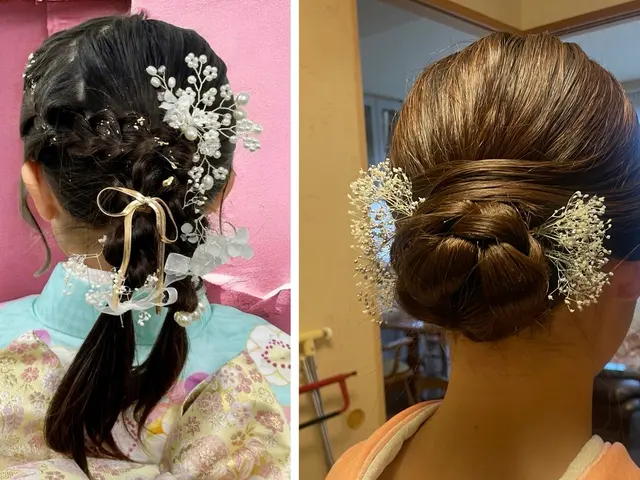 リピーターさま割・2名さま割有り！PayPay対応♪簡単ヘアアレンジ無料サービス