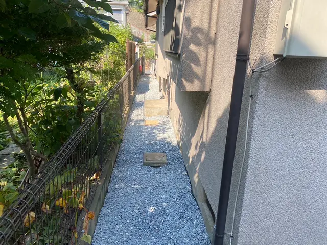 3日で生まれ変わる砂利施工！お庭をオーダーメイドでデザイン致しますサービスの画像