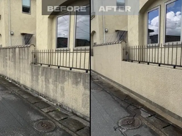 外壁洗浄｜現地確認・テスト洗浄対応／足場不要・最短1日完工サービスの画像
