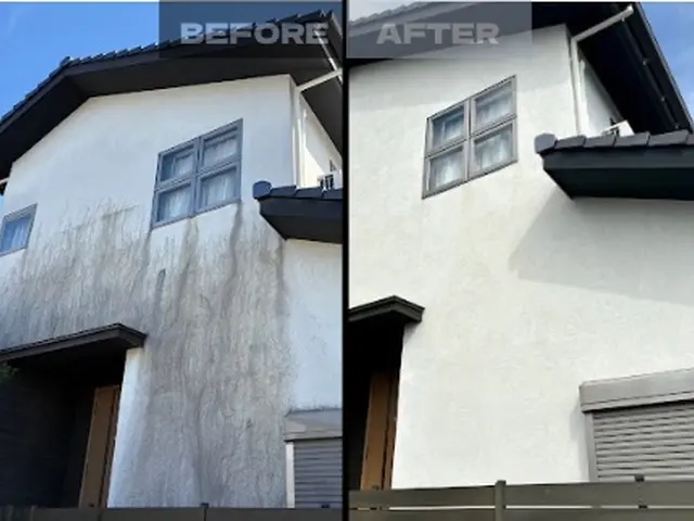 外壁洗浄｜現地確認・テスト洗浄対応／足場不要・最短1日完工サービスの画像