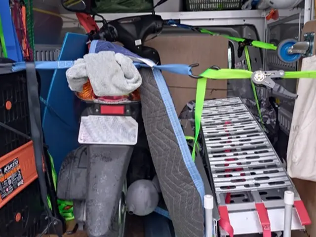 バイク/自転車 大阪発★ ~250cc！ミツヤカーゴ 引っ越し、エアコン無料回収サービスの画像