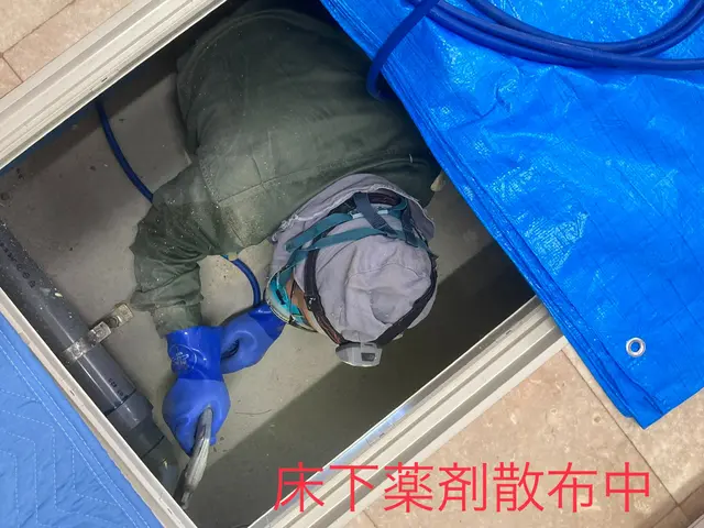 ◆店長の私がお伺いします◎床下を撮影し画像を見ながら丁寧にご説明しますサービスの画像