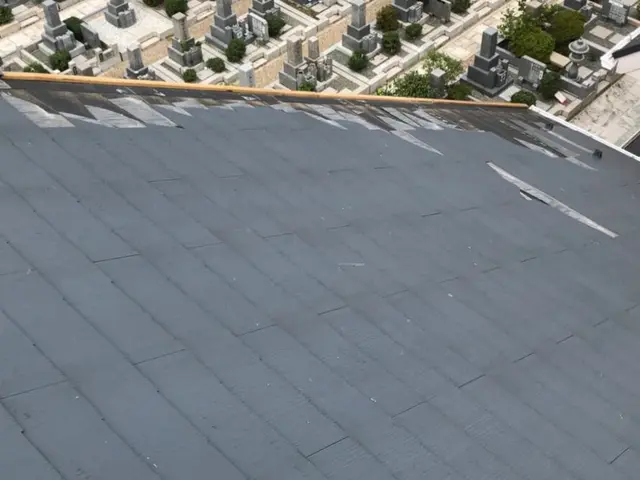 瓦からカラーベスト張替えカラーベストからスーパーガルテクト　カバー工法サービスの画像