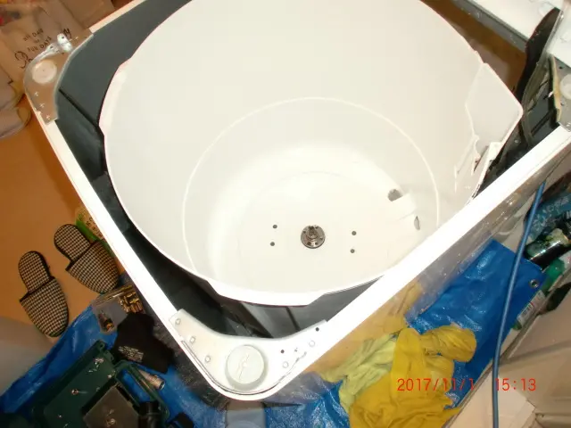 洗濯機クリーニング＊　ドラム式不可、日立製は不可、洗濯容量5㎏迄乾燥機能なしの物サービスの画像