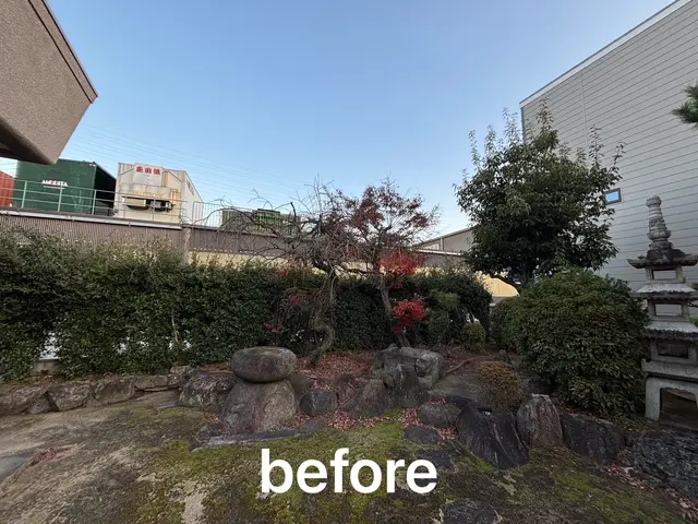 丁寧仕上げで見違える植込み・生垣へ！細部まで美しく、こだわり剪定いたします^_^サービスの画像