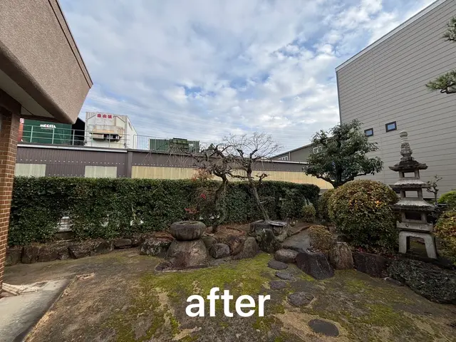 丁寧仕上げで見違える植込み・生垣へ！細部まで美しく、こだわり剪定いたします^_^サービスの画像