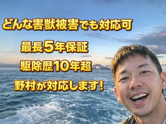 【5月はネズミ活発期】増える前に対策を！調査見積もり無料です！口コミ高評価で安心サービスの画像