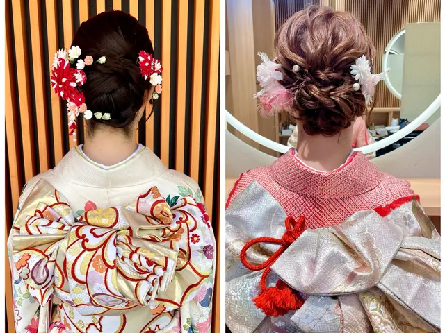 《現役ブライダルヘアメイク着付師》ヘアセット込み☆ 早朝料金なし