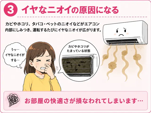 家族が深呼吸したくなるエアコンクリーニング！　その風、本当に吸って大丈夫ですか？サービスの画像