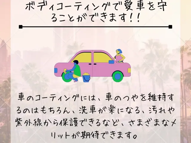 雨を弾き紫外線から守るプロのコーティングで新車の輝きを取り戻し洗車が楽になりますサービスの画像