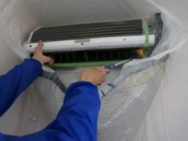 エアコン分解洗浄(除菌抗菌コート標準施工)「お掃除機能付きの取扱いはございませんサービスの画像