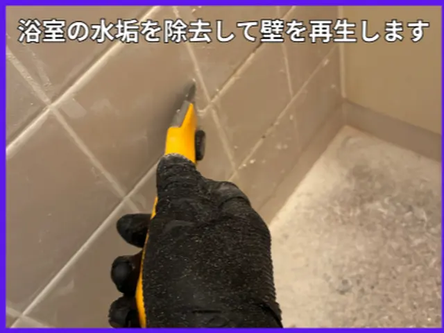 浴室クリーニング　換気扇分解清掃・防カビコート・エプロン内高圧洗浄オプション対応サービスの画像