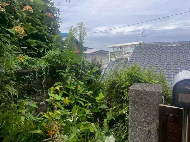 《作業外注一切なし》《女性スタッフ在籍》一級造園施工管理技士がお庭をスッキリ！サービスの画像