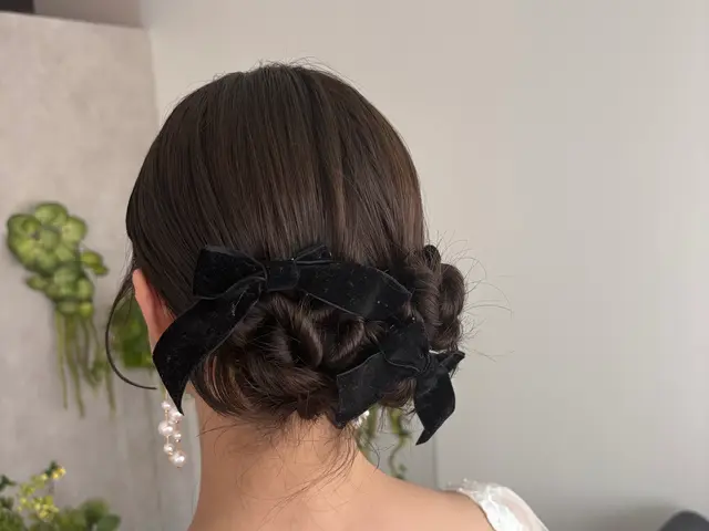 現役ブライダル美容師★ヘアセット、メイク、着付けも当店にお任せください！