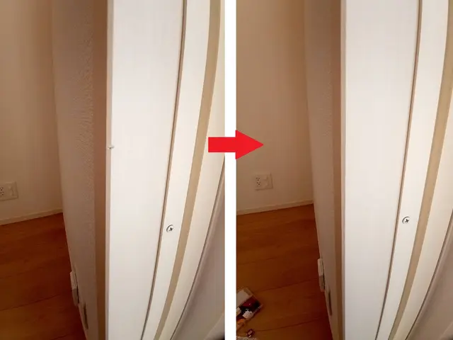 フローリング、建具のキズや凹み補修　安心の損害保険加入済み！大阪で活躍中。サービスの画像