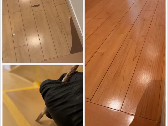 フローリングのキズ　凹み　日焼けによる劣化など補修します！サービスの画像