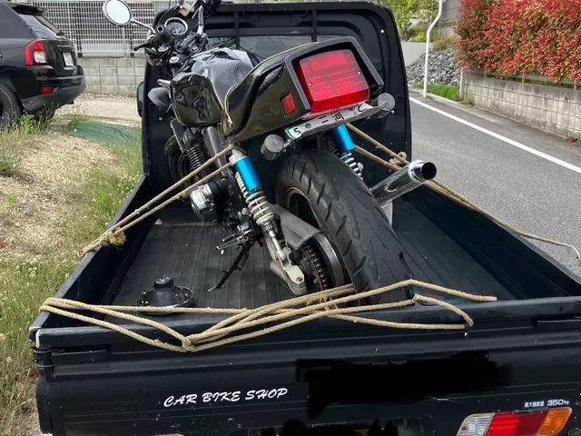 バイク輸送  自転車輸送 安心安全作業で大切なバイクを輸送致します！サービスの画像