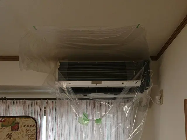 ☆全件使い捨て養生使用で清潔作業☆夏の使い終わりに!!☆早めの大掃除にも〜♪☆サービスの画像