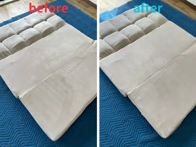 その汚れに困っていませんか、大切なソファーをリフレッシュします！サービスの画像