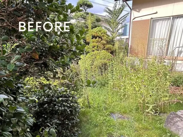 お庭をスッキリしませんか？自社施工！些細なご相談もお気軽にお声掛けください！サービスの画像