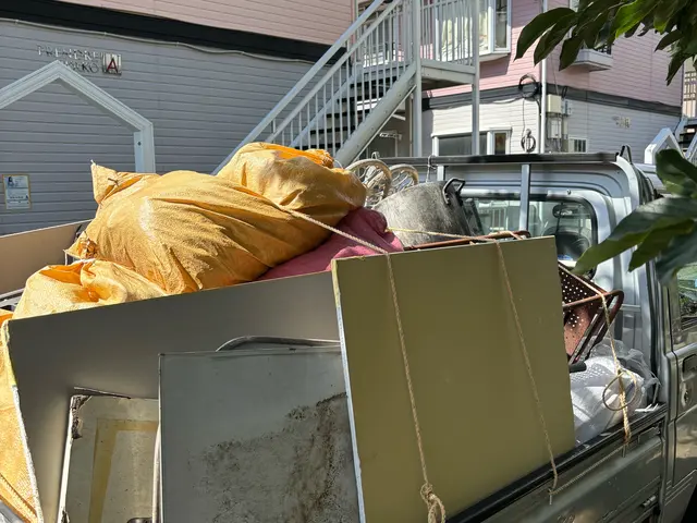 まずはお見積もり致します。表示料金は家電無しの軽トラ積み放題の価格です。サービスの画像