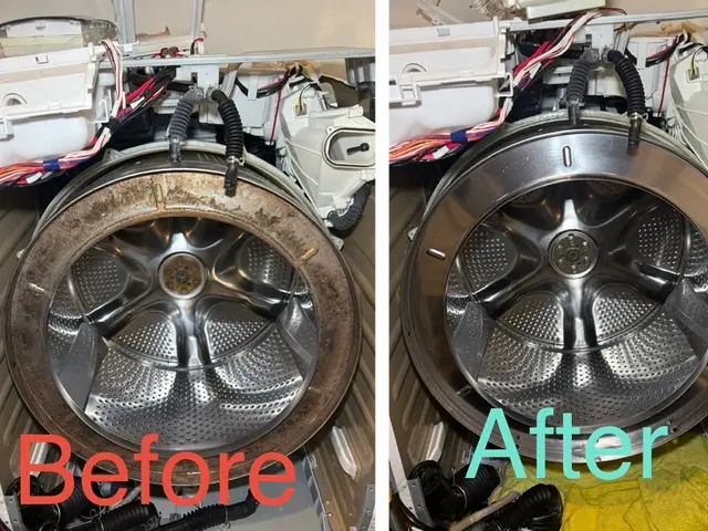 【ドラム式洗濯機分解洗浄専門店】パナ、東芝、日立、シャープ、他メーカー対応可能☆サービスの画像