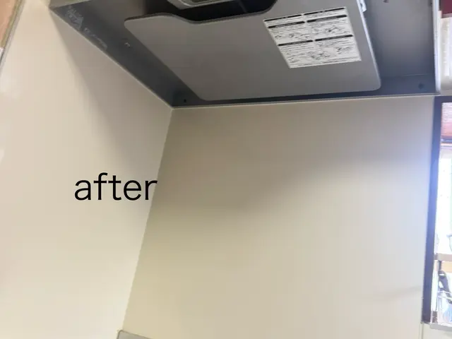 クレジット　QR決済OK  レンジフードクリーニングお任せください！サービスの画像