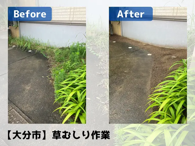 暑い・キツい・面倒な草むしりはUHandに丸投げ！庭の爽快リセットお約束サービスの画像