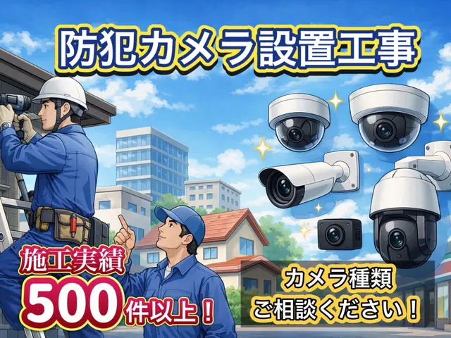 【即日設置で安心！】カメラ種類などご相談ください！現地調査可能です♪サービスの画像