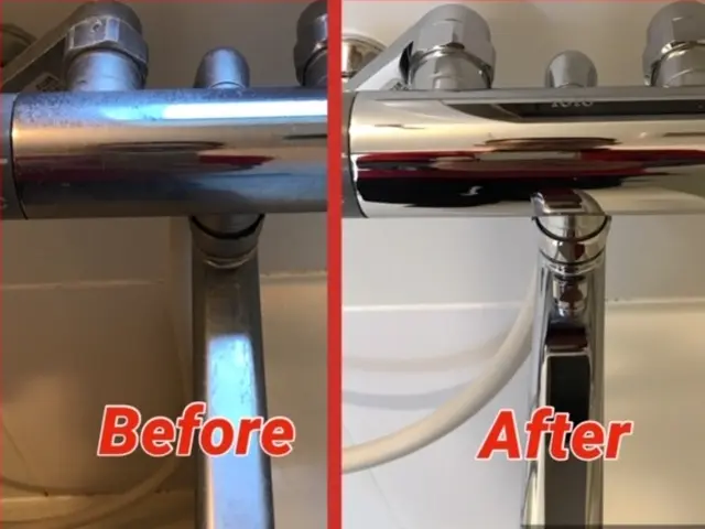 頑張った心身を癒す場所だから癒しの空間に。カビ水垢石鹸カス徹底的に除去しますサービスの画像