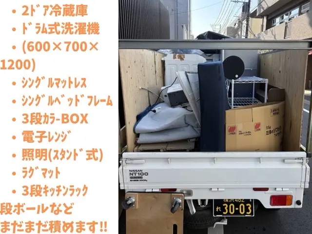 3月は繁忙期料として+5,000〜です！4月以降も受け付け中！増車増員◯！サービスの画像