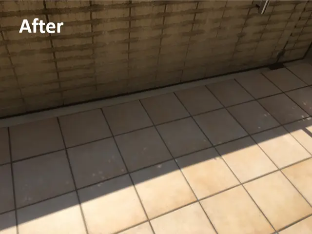 【ベランダの高圧洗浄】気になる汚れ、クリーニングでスッキリ！サービスの画像