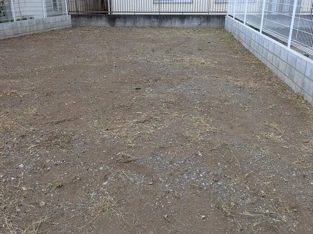 お庭をキレイに！芝刈りも承ります。空き地OK 地面が見えるまで刈り上げます！サービスの画像