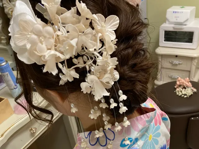 出張ヘアメイク　着付け