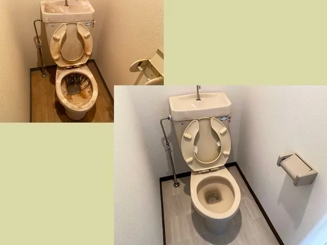 ◆予約から施工まで100%店長自ら対応◎浴室鏡うろこ取り、ワックス込みです。サービスの画像