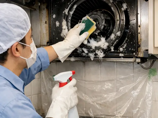 油汚れ徹底除去！豊富な経験と知識で安心！◎女性スタッフ指定可◎損保加入済み◎サービスの画像