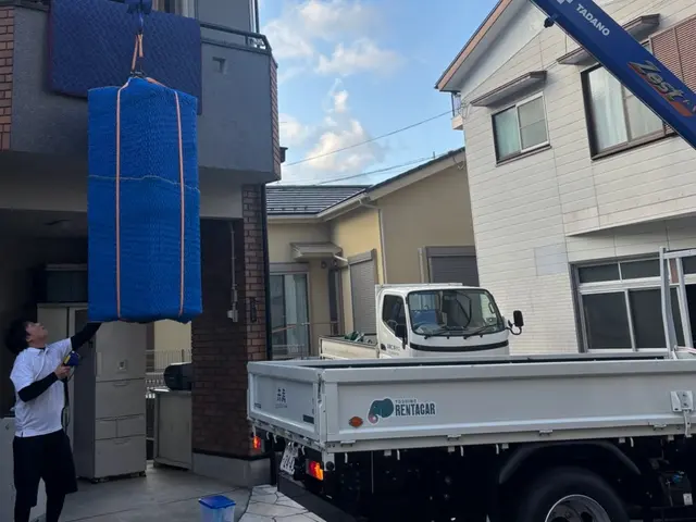 大手引越会社卒の吊り職人！ユニック作業自社対応してます！近場なら値引き！神奈川発サービスの画像