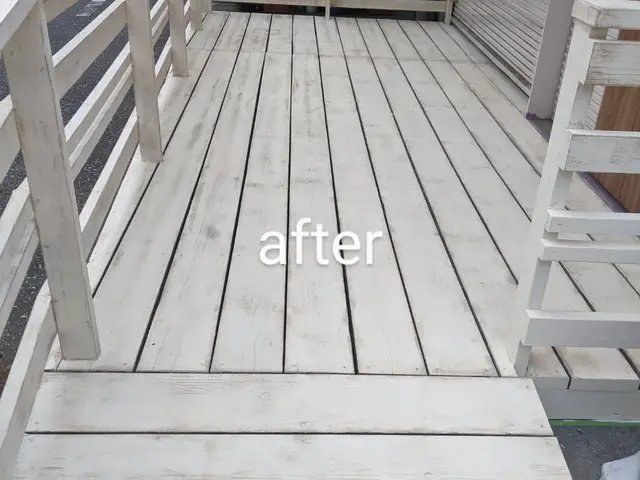 ウッドデッキの塗り替えお任せ下さい！サービスの画像