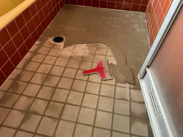 【水回りリフォーム】滑りにくく快適な浴室床シート施工｜岡山県全域対応サービスの画像